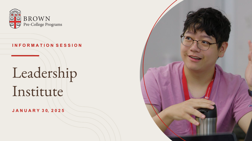 PreCollege Program Brown University